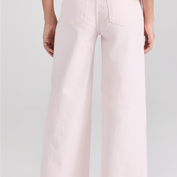 DL1961 Hepburn Wide Leg high waist vintage Pink Peony Jeans Size 26 - Picture 5 of 13